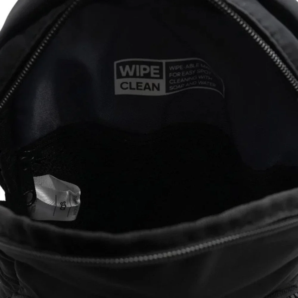 Adidas Mini Backpack Women Small Black Excellent Zip Pocket Adjustable Straps - Picture 4 of 5